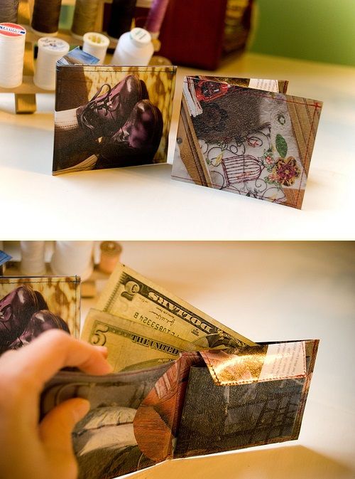 Recycled Magazine Wallet