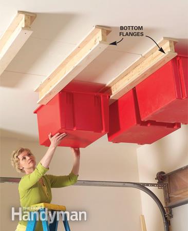 Garage Ceiling Sliding Storage System