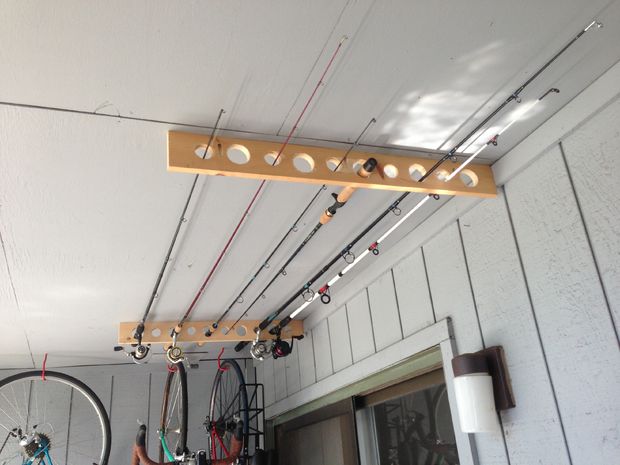 Fishing Pole Storage