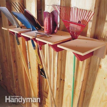 Compact Shovel Rack