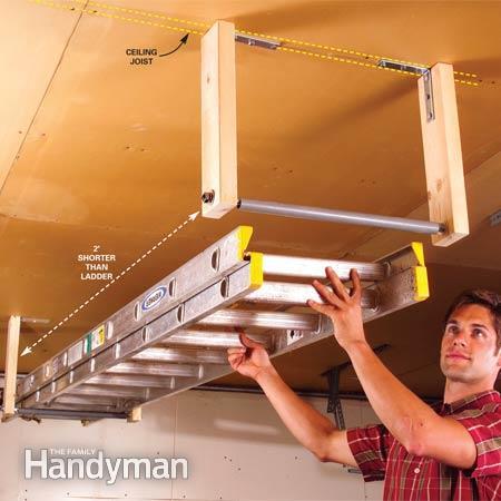 Suspended Extension Ladder