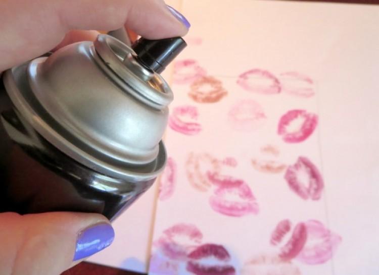 Spray Away Lipstick Stains