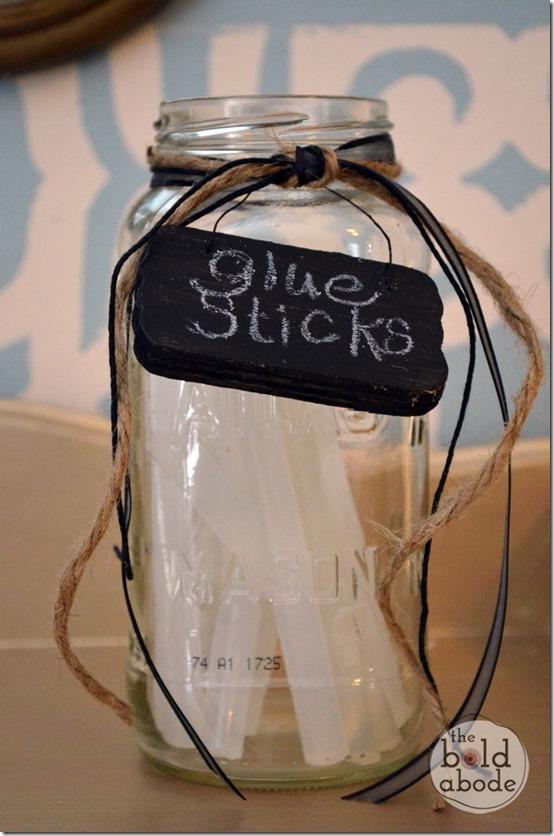 Mason Jar with Chalkboard Labels