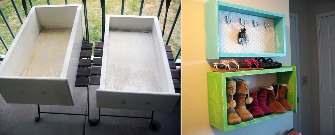 Drawers into wall storage