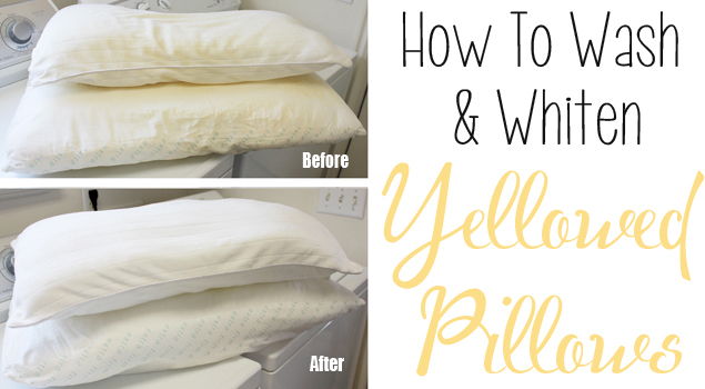 How to Wash and Whiten Yellowed Pillows
