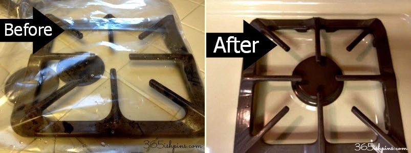 Easy Way to Clean Stove Grates