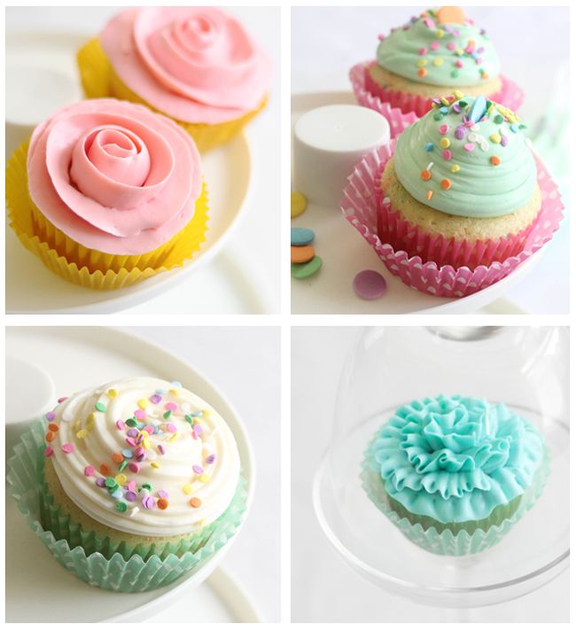 Easy Piping Techniques for Cupcakes