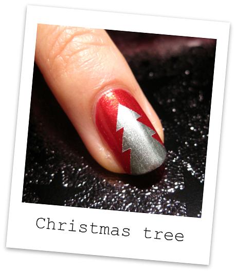 Tape Christmas tree design