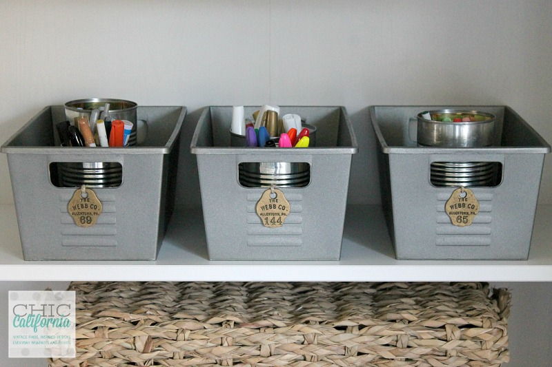 Vintage Locker Bins
