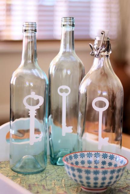 Decorated Key Bottle
