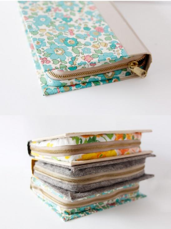 Zipper Book Clutch