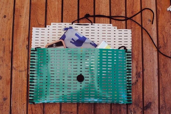 Laser Cut Leather Clutch