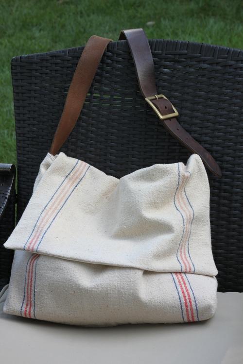 Feed Sack Messenger Bag