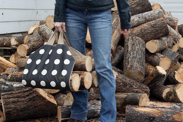 Fire Wood Tote
