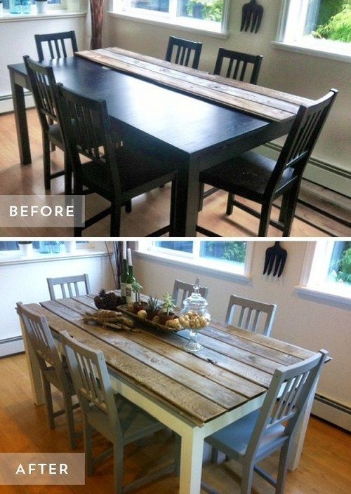 Table and Chairs Makeover