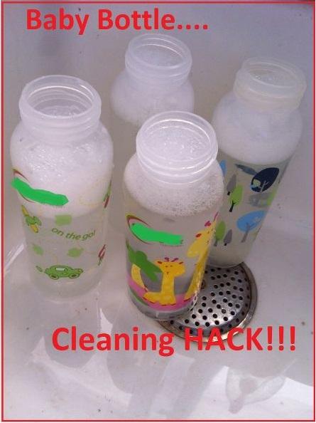 Baby Bottle Cleaning Hack