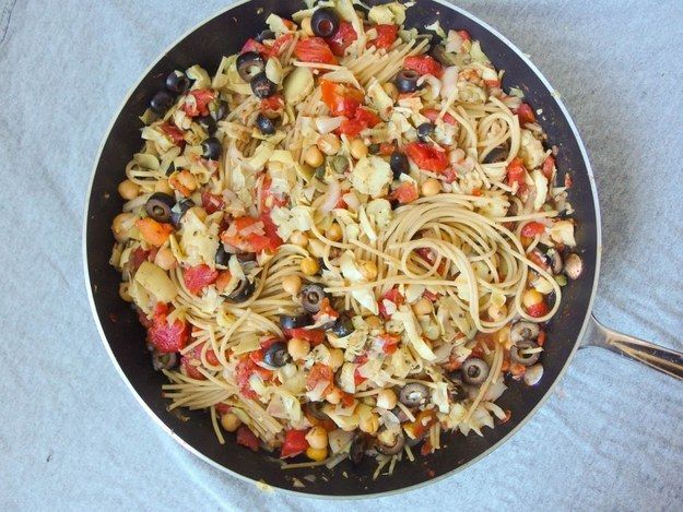 One Pot Spaghetti Alla Puttanesca