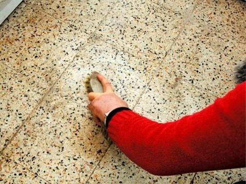 Use WD-40 to erase scuff marks on floors