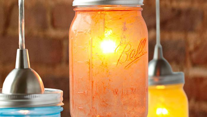 Glass Jar Pendant Lights