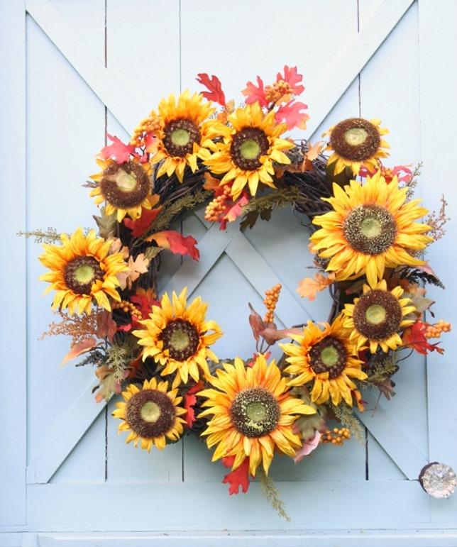Sunflower Fall Wreath