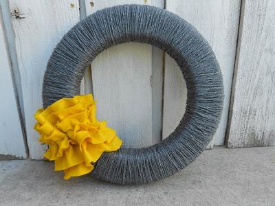Ruffles and Yarn Fall Wreath