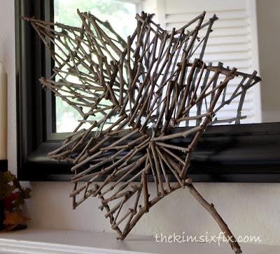Rustic Twig Leaf