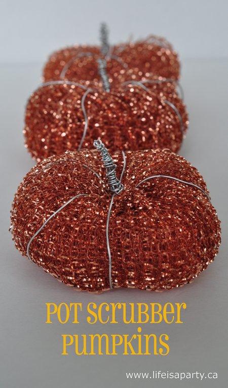 Pot Scrubber Pumpkins