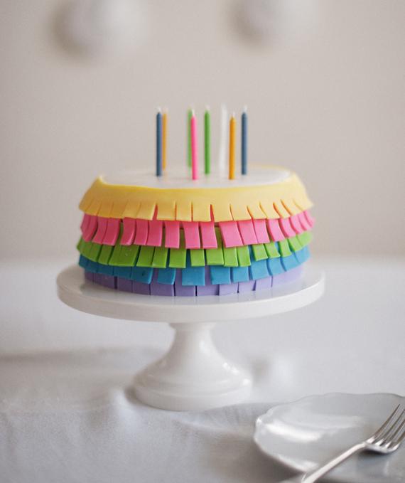 Fringe Birthday Cake