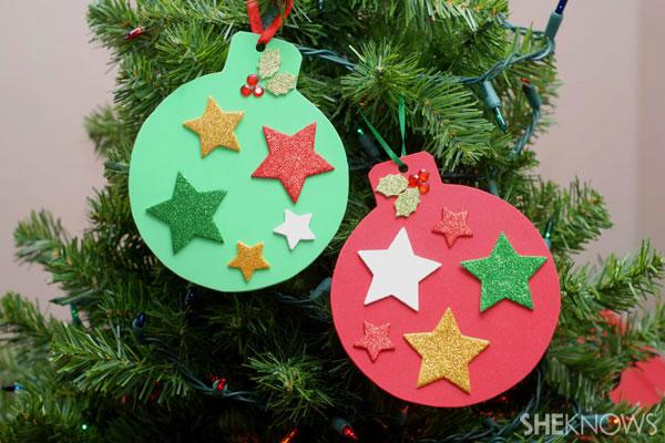 Foam Christmas ornaments