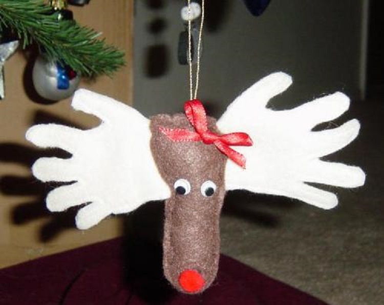 3D Hand and Foot Reindeer