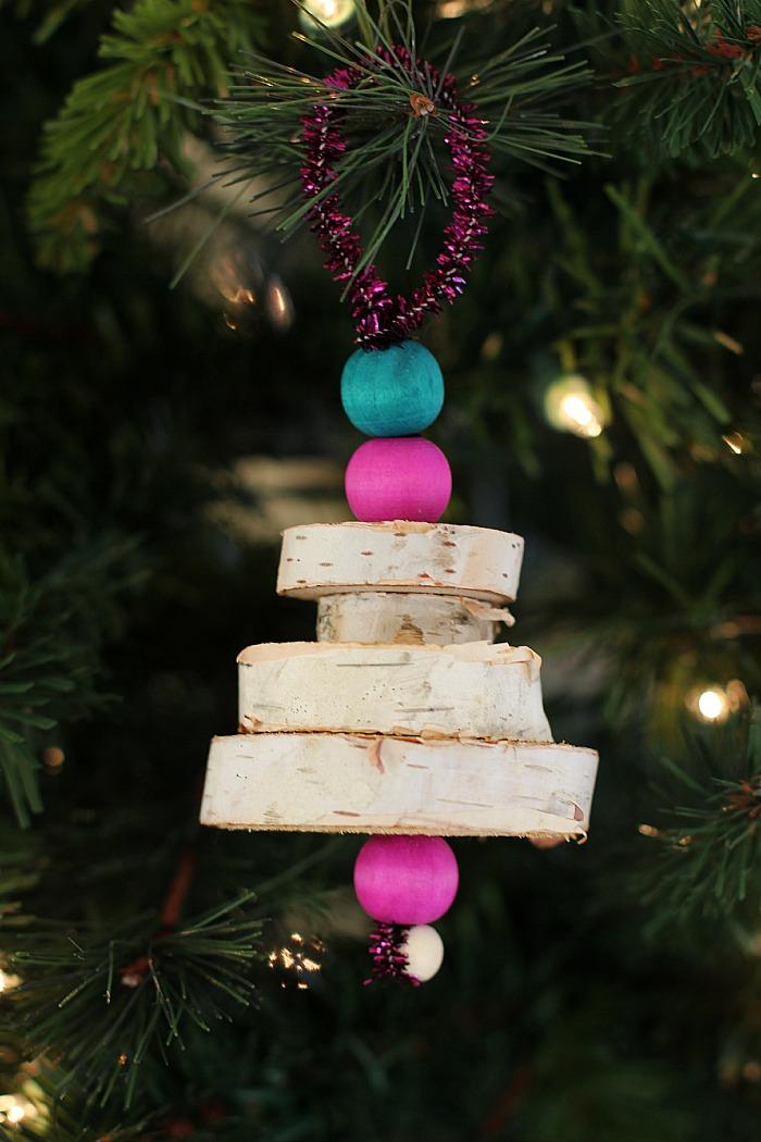 Wooden Christmas Tree Ornaments