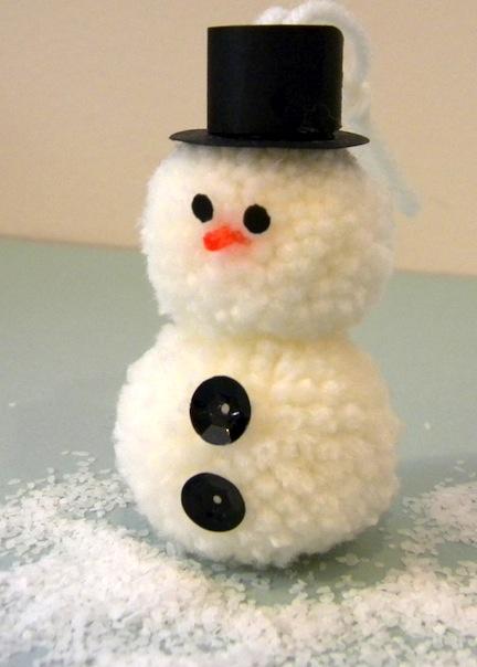 Pom Pom Snowman