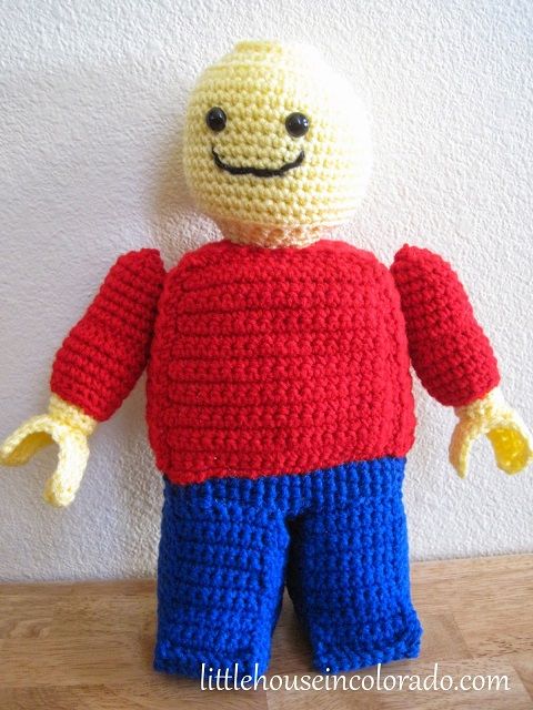 Amigurumi Crochet Lego Mini Figure