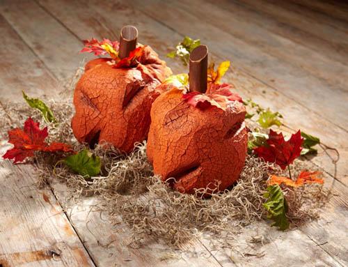 Crackled Foam Pumpkin