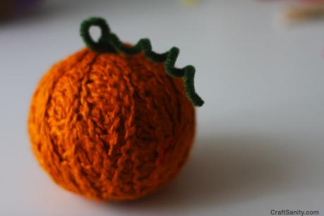 Yarn Ball Pumpkin