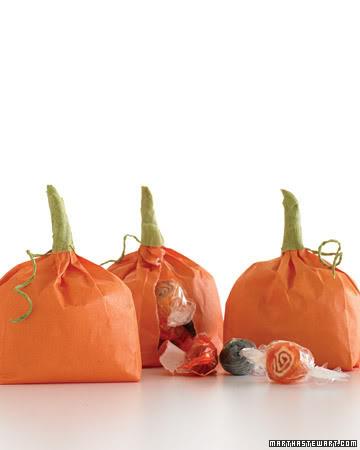 Pumpkin Treat Bags