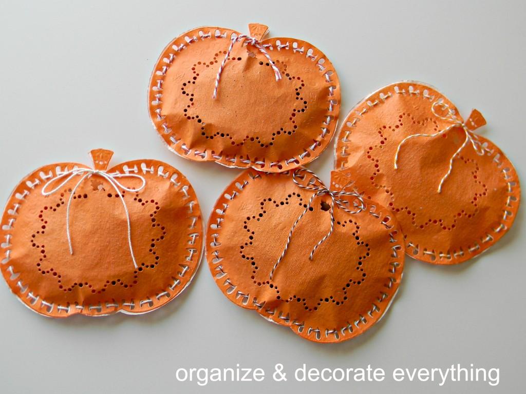 Pumpkin Candy Pouches