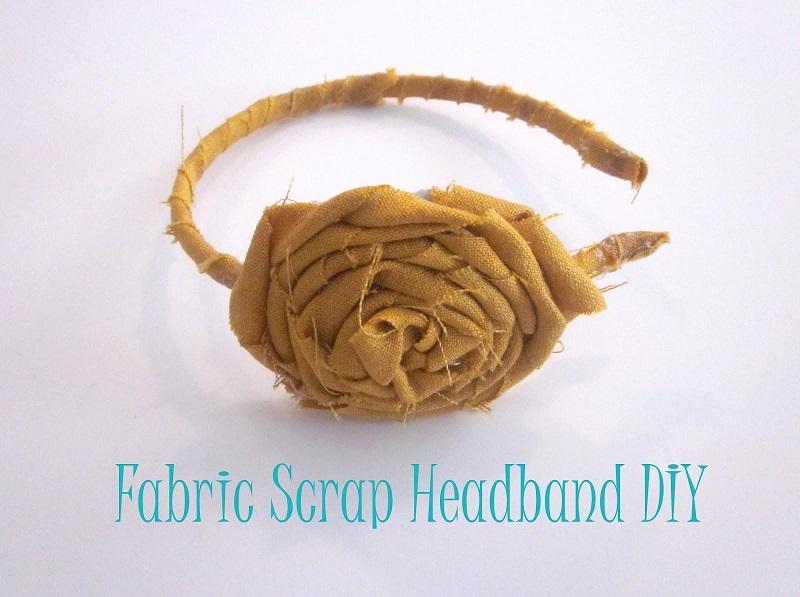 Fabric Scrap Headband