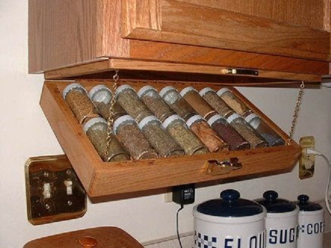 Under Cabinet Spice Rack
