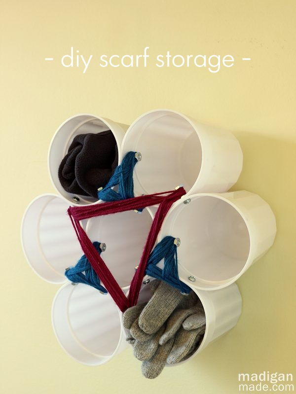 Easy Scarf Storage