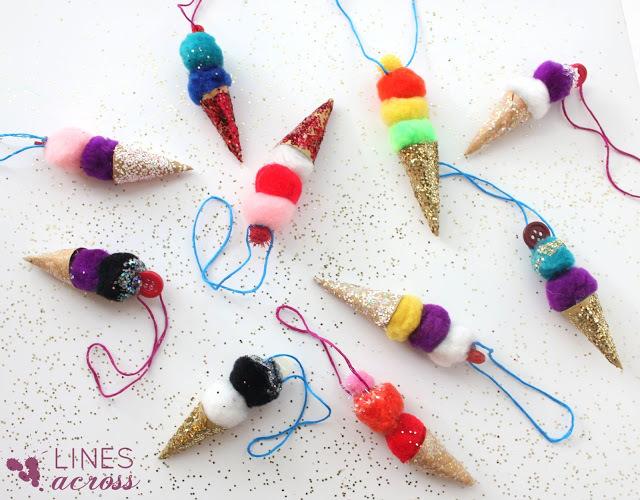 Ice Cream Ornaments