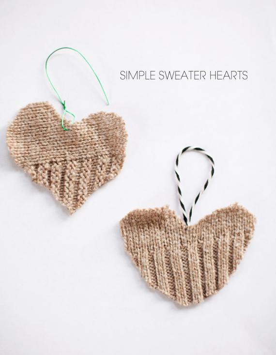 Simple Sweater Hearts