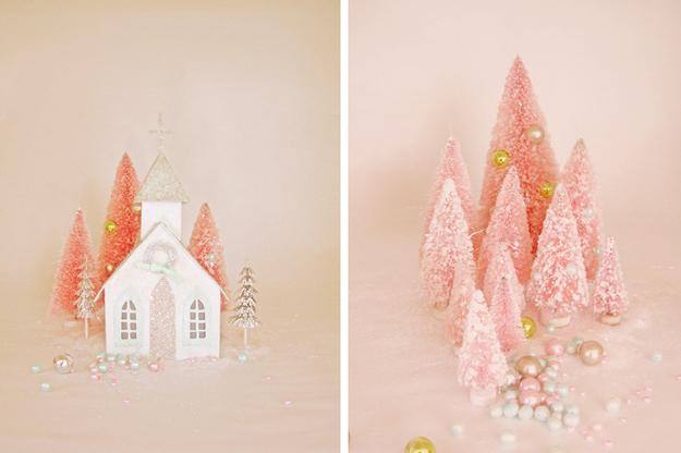 Bottle Brush Tree Display