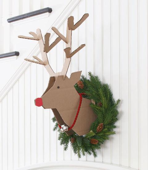 Corrugated Cardboard Rudolph