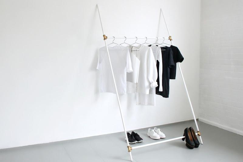 Clothing Rack, Made From Plumbing Tubes
