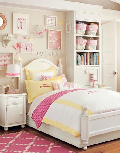 A bright, lemony yellow and hot pink