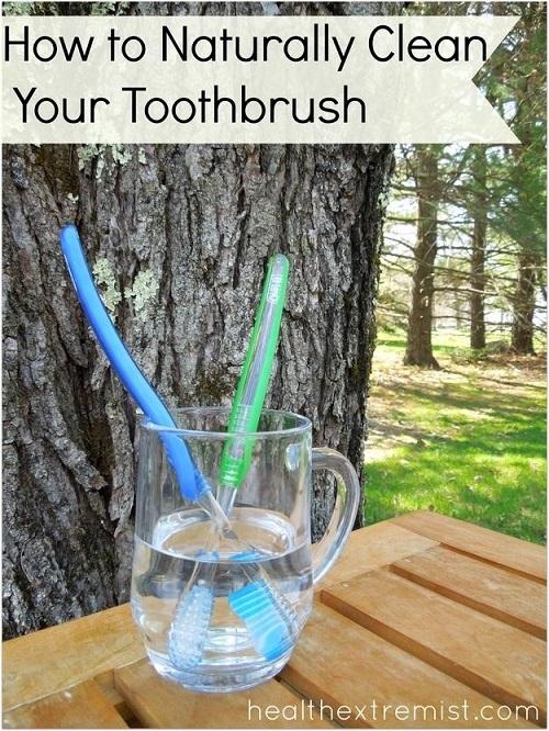 How to Clean a Toothbrush Naturally