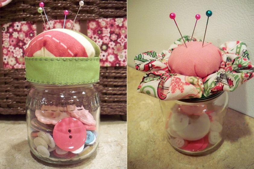 Baby Food Jar Pincushion