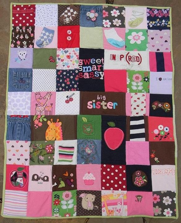 Special Quilts from Baby Clothes