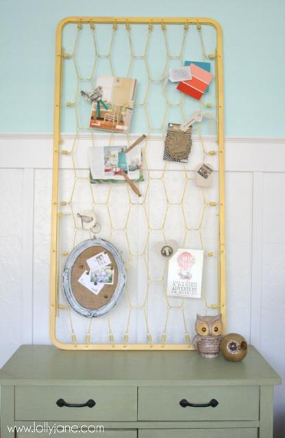 Crib Mattress Bulletin Board